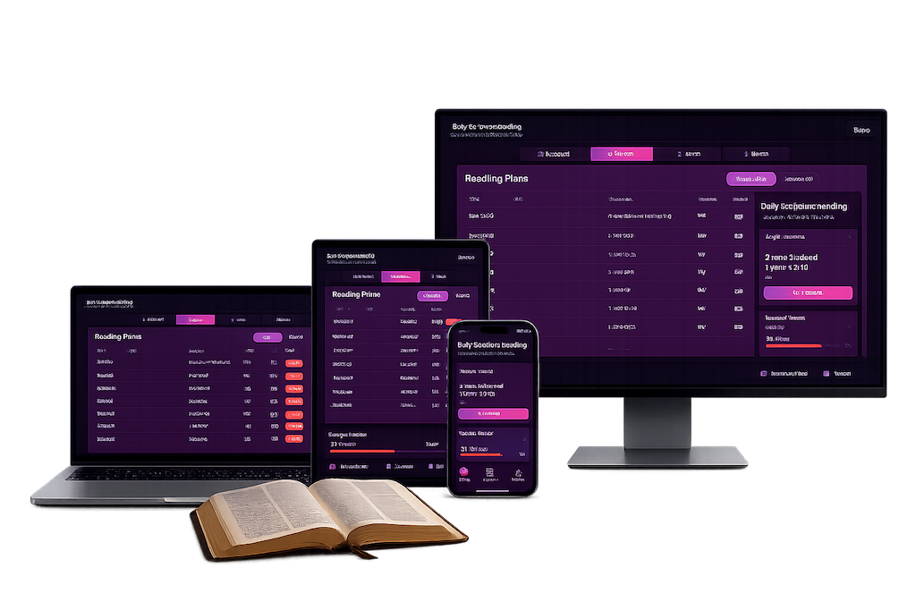 daily scripture reading system case study portfolio image by Jeremy McShane